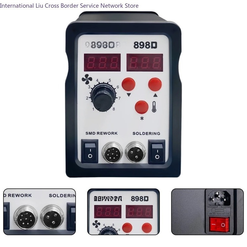898D Soldering Station 2 in 1  - đánh giá và giá Smd Rework Station Hot Air Soldering 2 In 1