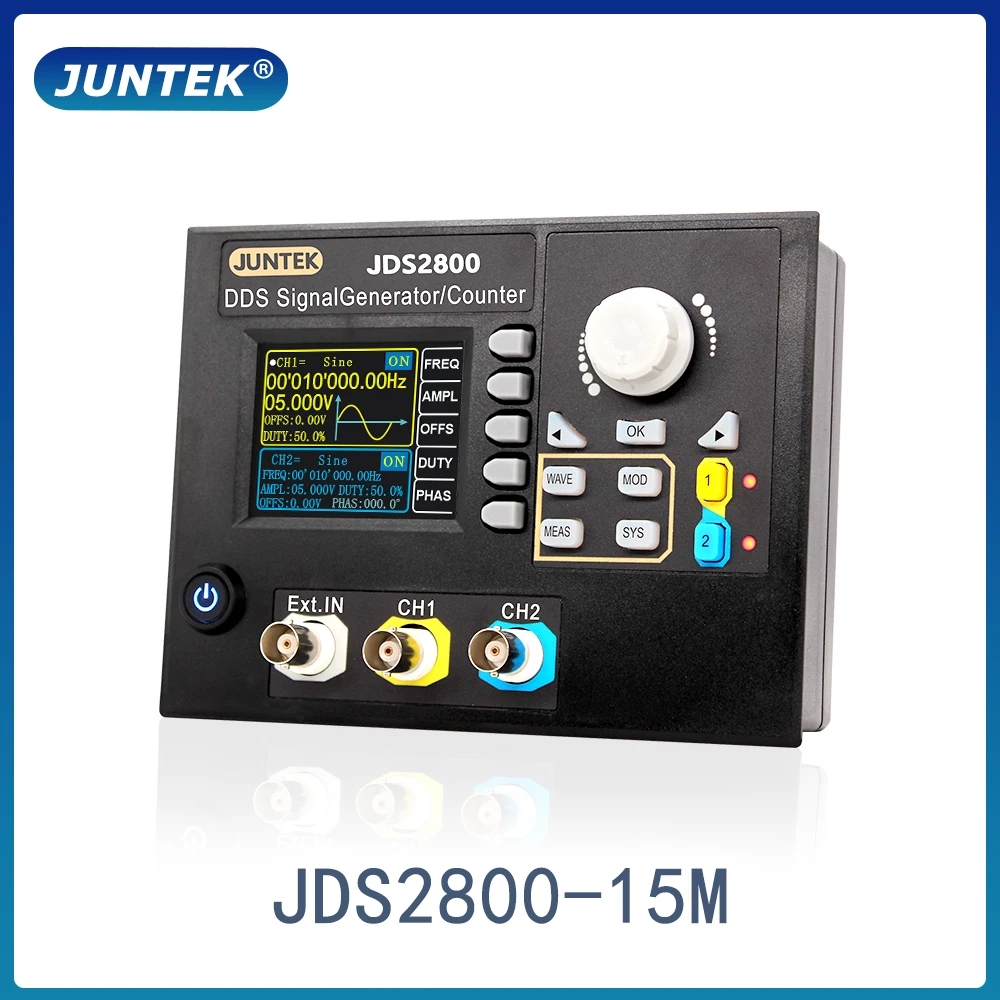 JDS2800-15M 60MHz DDS Function - đánh giá và giá Dual Channel Arbitrary Waveform Function Generator 60Mhz