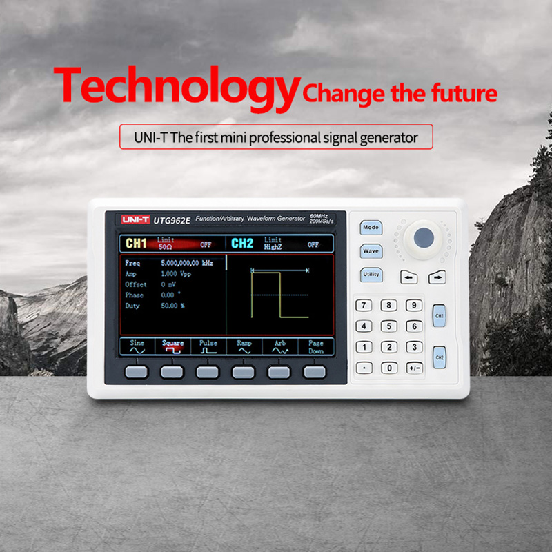 UNI-T UTG932 UTG962 Chức Năng  - đánh giá và giá Dual Channel Arbitrary Waveform Function Generator 60Mhz