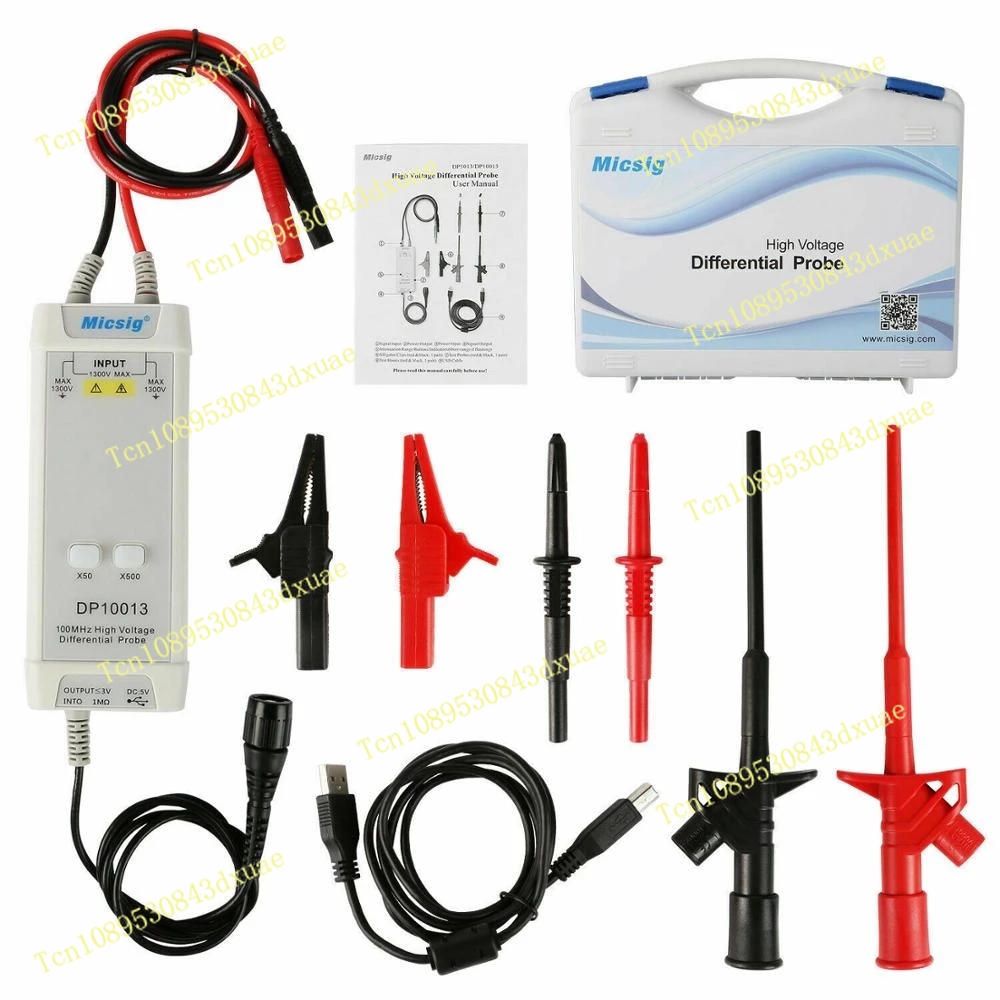 2025Micsig Oscilloscope 1300V  - đánh giá và giá High Voltage Differential Probe 100Mhz 1300V