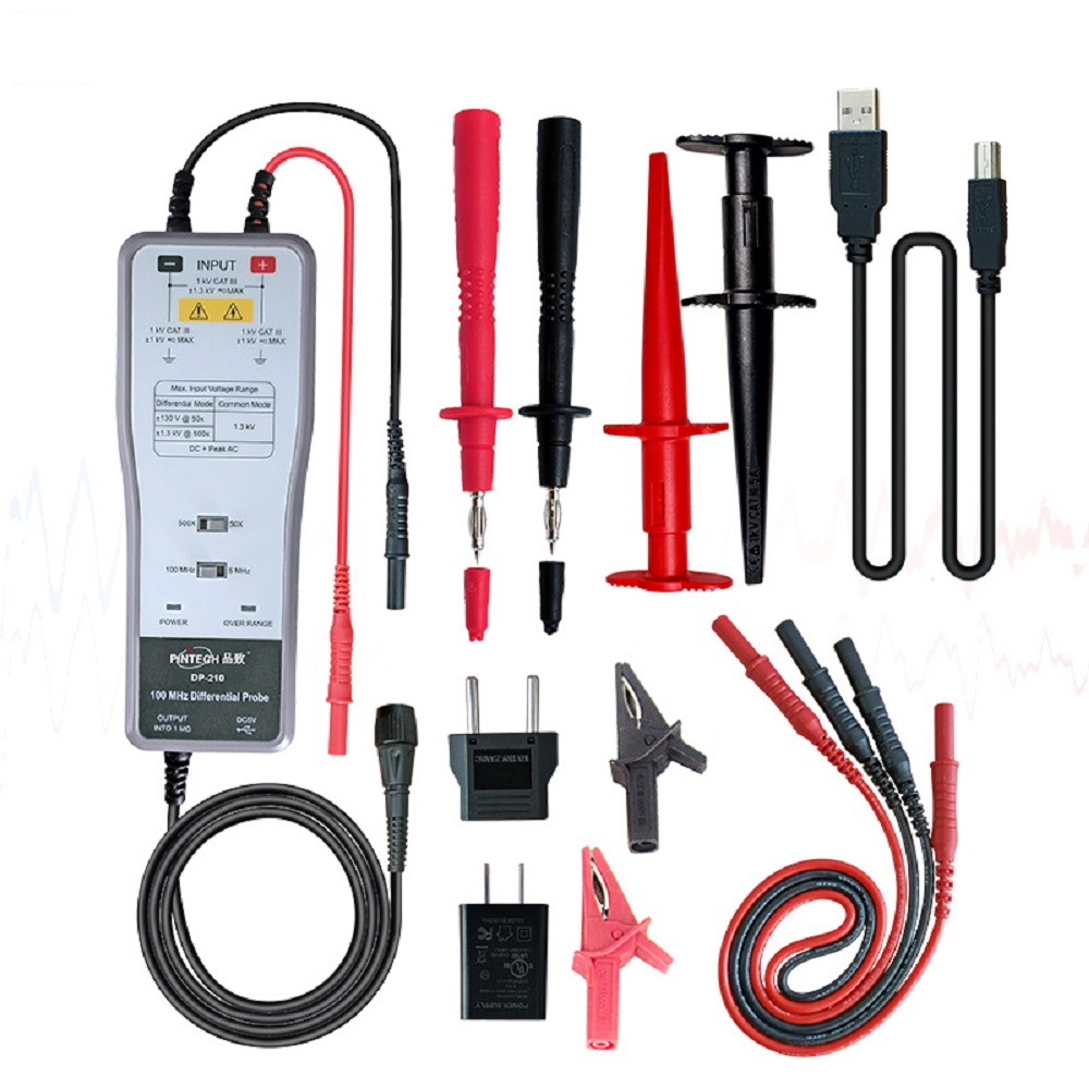 PINTECH DP-210 High Voltage Di - đánh giá và giá High Voltage Differential Probe 100Mhz 1300V